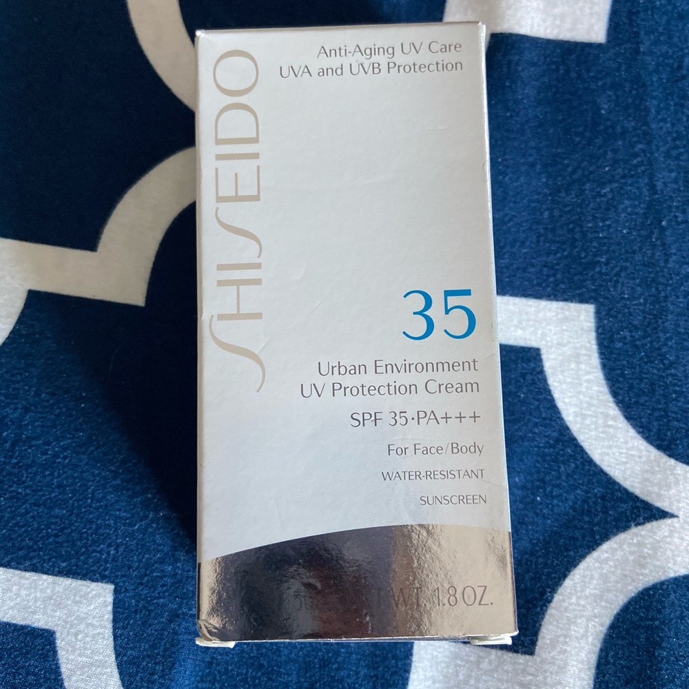 Shishedo sunscreen aging care UV screen